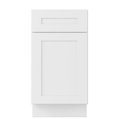 Base Kitchen Cabinet B18 Alpina White LessCare 18 in. width 34.5 in. height 24 in. depth Kitchen Cabinets