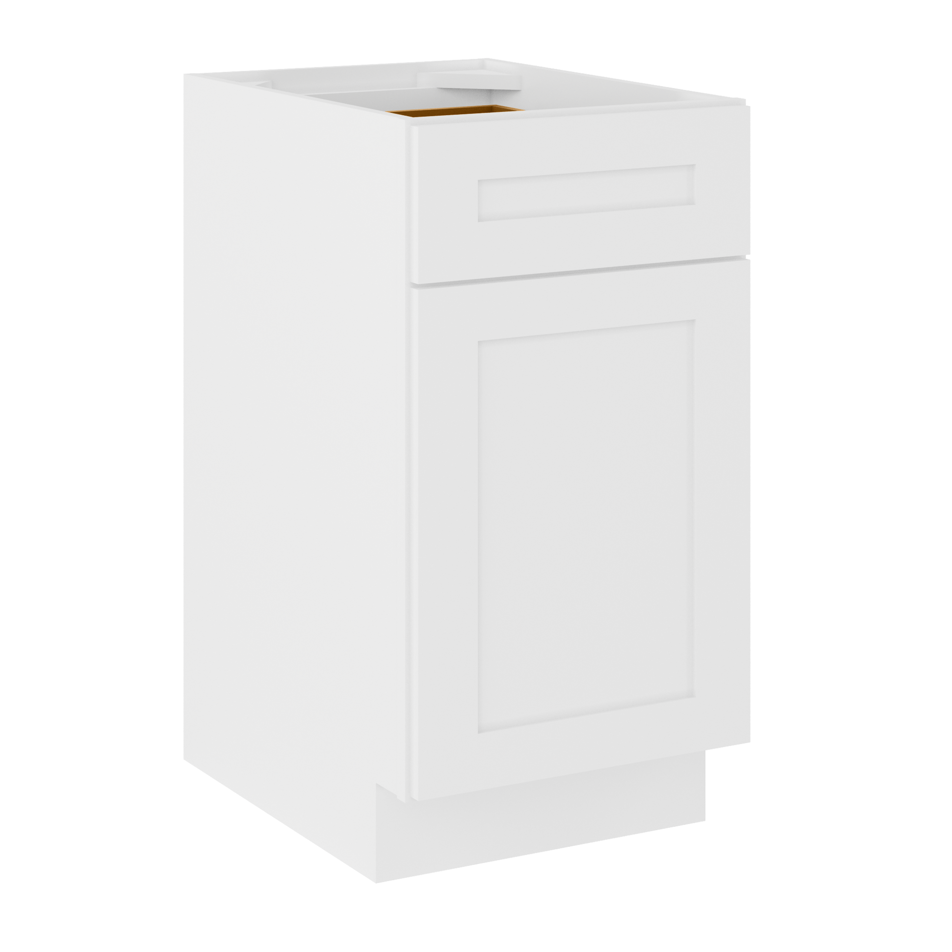 Base Kitchen Cabinet B18 Alpina White LessCare 18 in. width 34.5 in. height 24 in. depth Kitchen Cabinets
