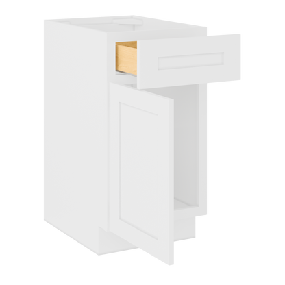 Base Kitchen Cabinet B18 Alpina White LessCare 18 in. width 34.5 in. height 24 in. depth Kitchen Cabinets