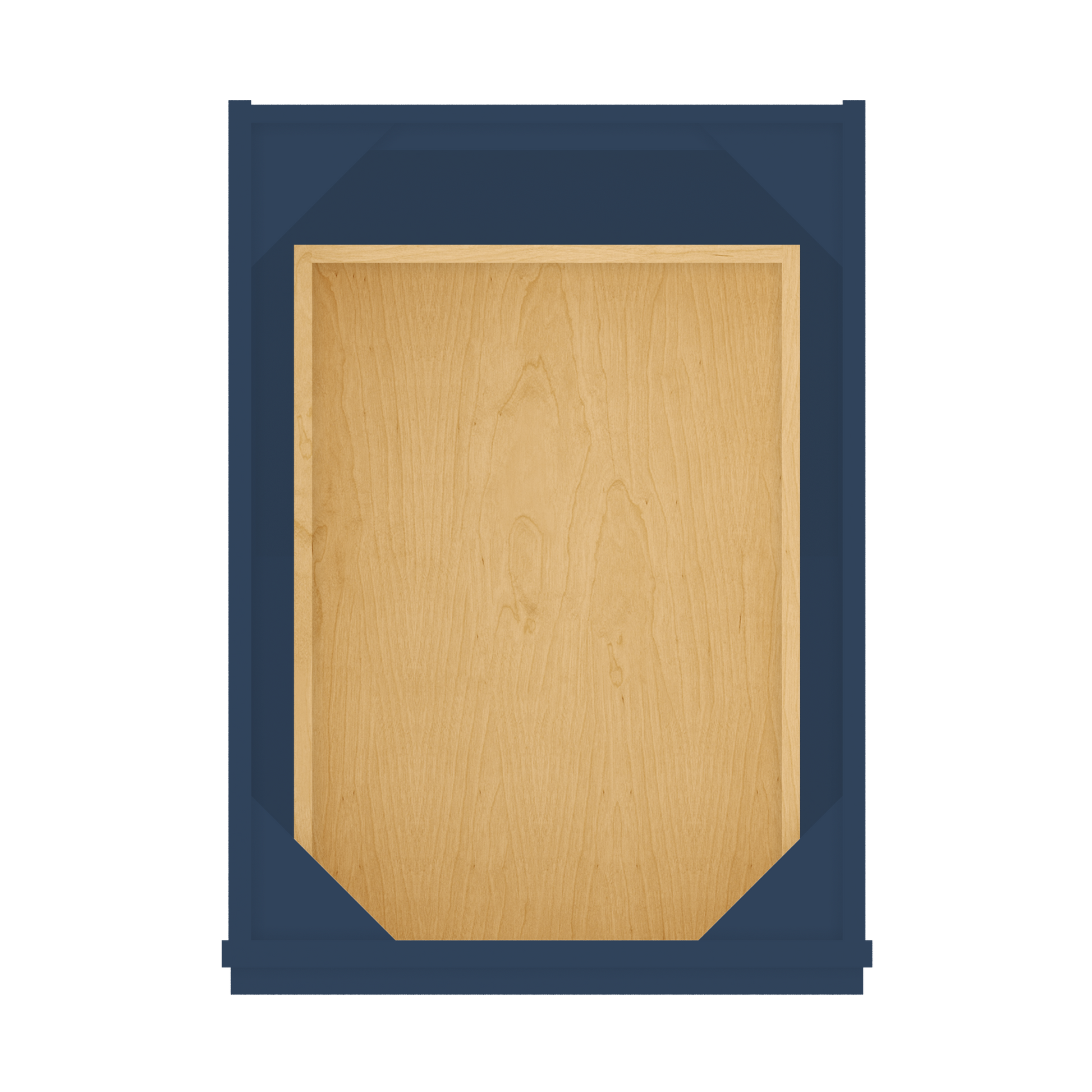 Base Kitchen Cabinet B18 Danbury Blue LessCare 18 in. width 34.5 in. height 24 in. depth - Kitchen Cabinets