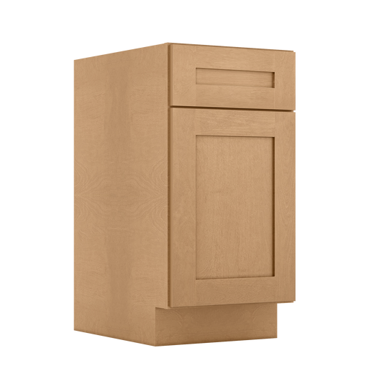 Base Kitchen Cabinet B18 Shaker Toffee 18 in. width 34.5 in. height 24 in. depth - Kitchen Cabinets