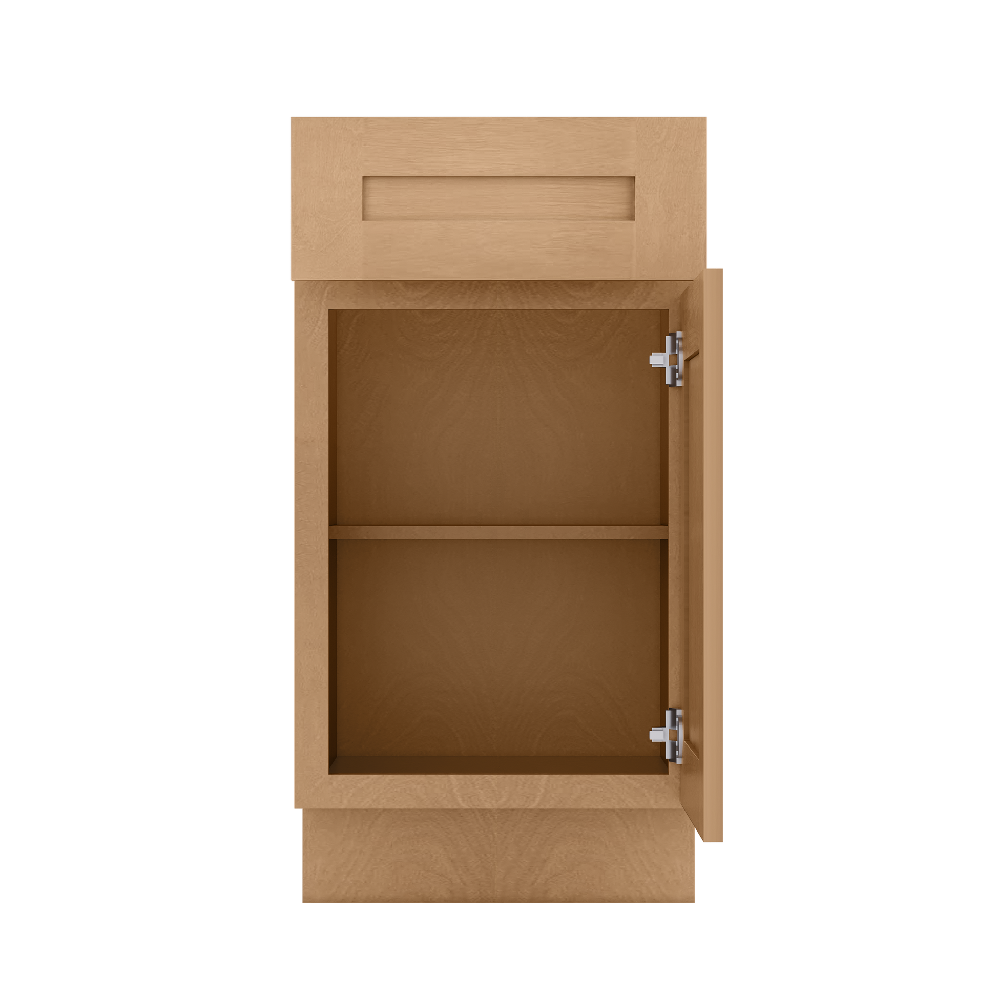Base Kitchen Cabinet B18 Shaker Toffee 18 in. width 34.5 in. height 24 in. depth - Kitchen Cabinets