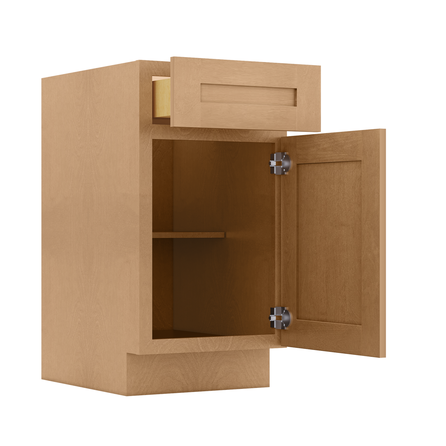 Base Kitchen Cabinet B18 Shaker Toffee 18 in. width 34.5 in. height 24 in. depth - Kitchen Cabinets