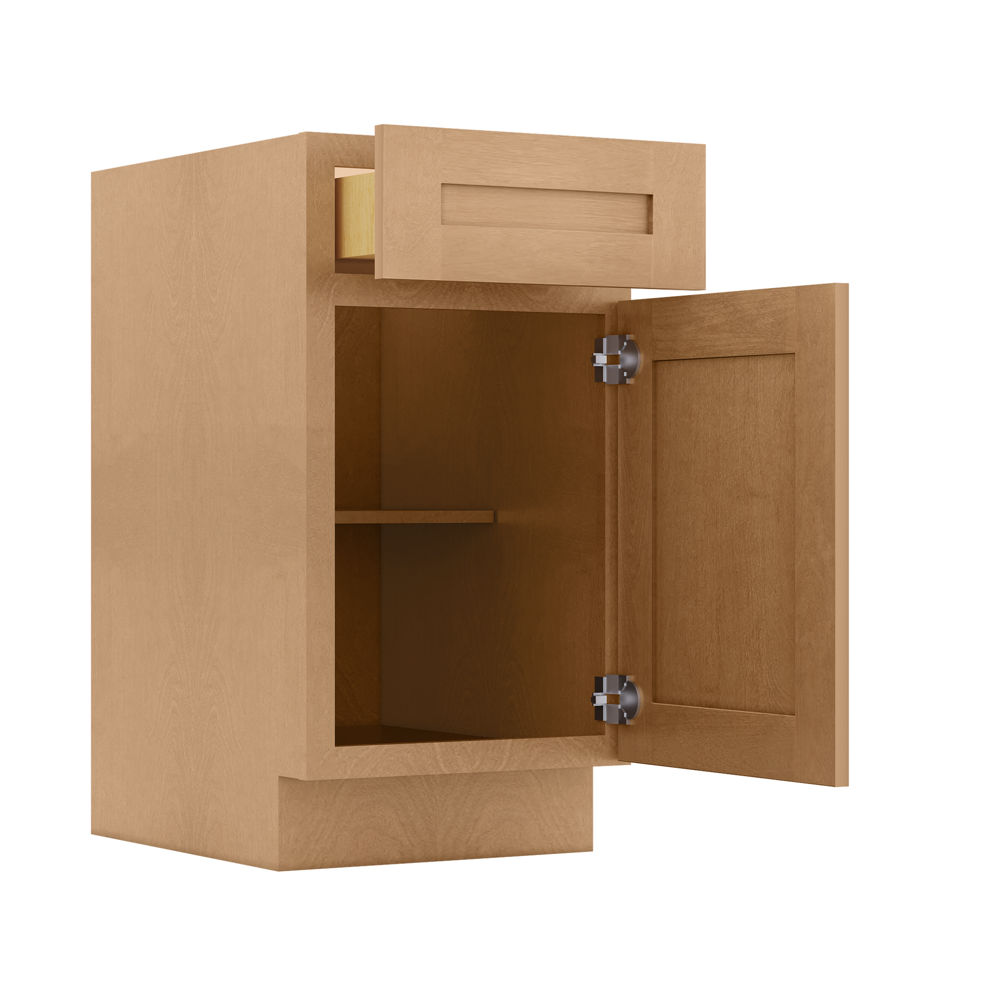 Base Kitchen Cabinet B18 Shaker Toffee 18 in. width 34.5 in. height 24 in. depth - Kitchen Cabinets