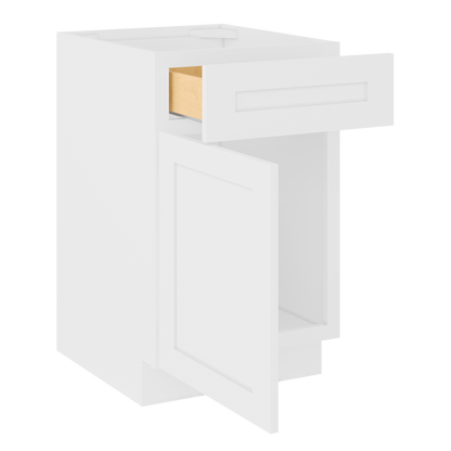 Base Kitchen Cabinet B21 Alpina White LessCare 21 in. width 34.5 in. height 24 in. depth Kitchen Cabinets