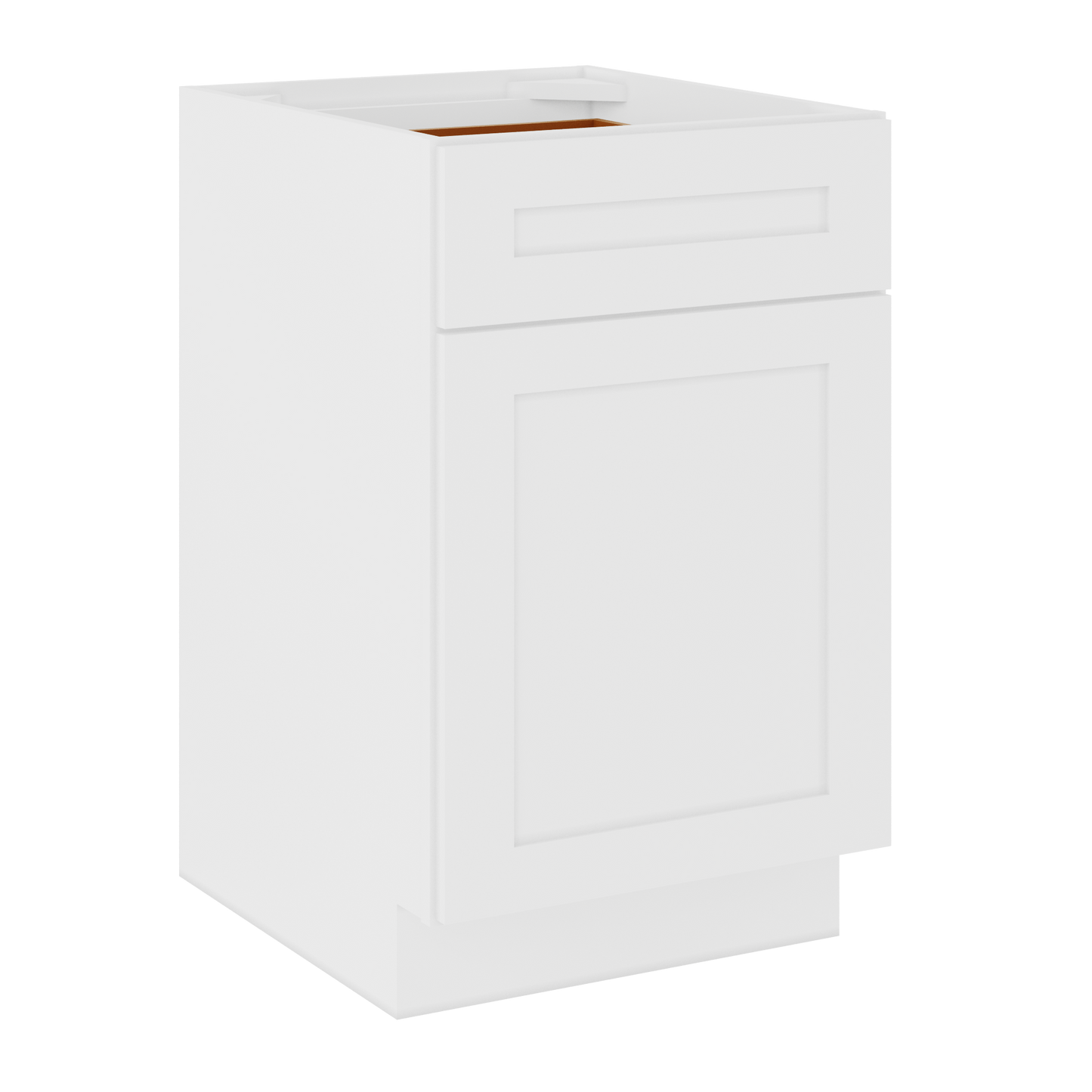 Base Kitchen Cabinet B21 Alpina White LessCare 21 in. width 34.5 in. height 24 in. depth Kitchen Cabinets