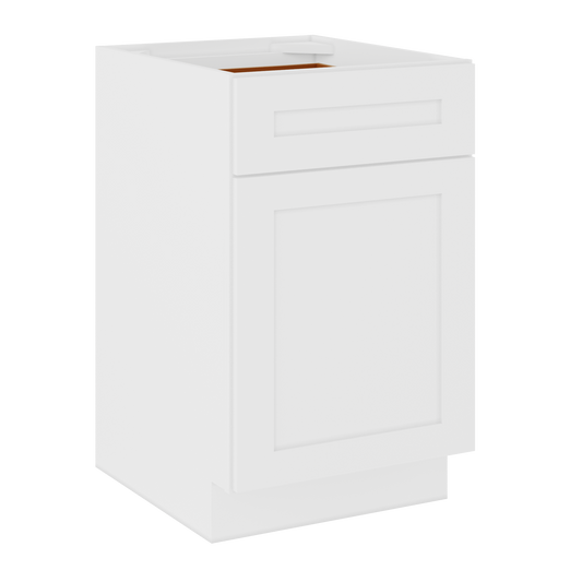 Base Kitchen Cabinet B21 Alpina White LessCare 21 in. width 34.5 in. height 24 in. depth Kitchen Cabinets