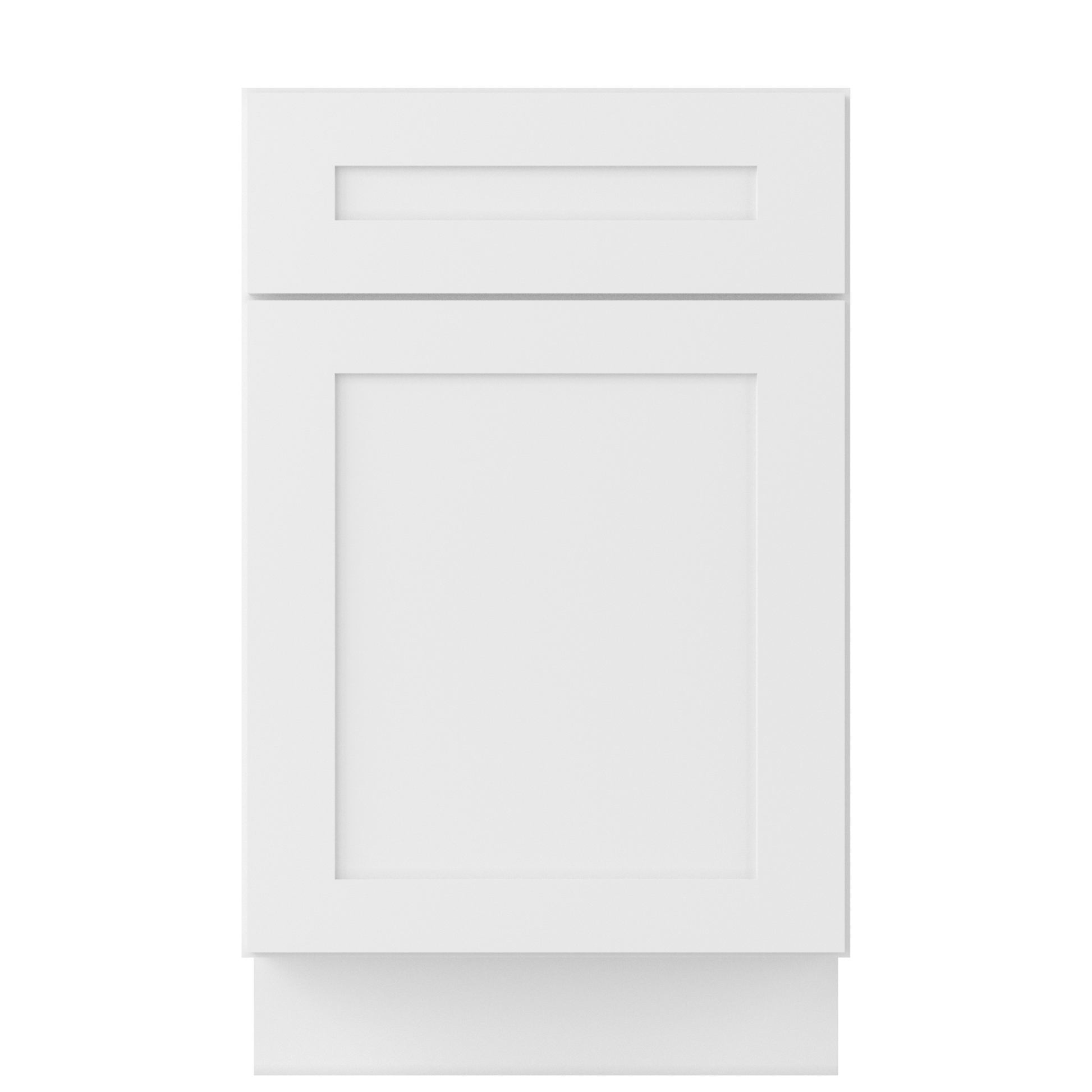 Base Kitchen Cabinet B21 Alpina White LessCare 21 in. width 34.5 in. height 24 in. depth Kitchen Cabinets