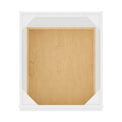 Base Kitchen Cabinet B21 Alpina White LessCare 21 in. width 34.5 in. height 24 in. depth Kitchen Cabinets