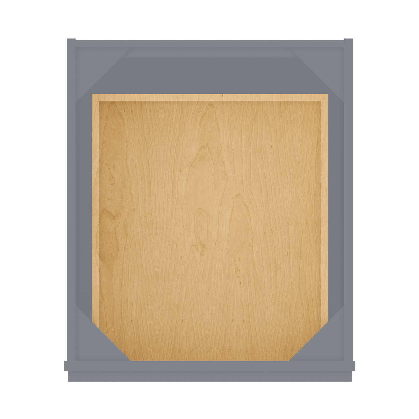 Base Kitchen Cabinet B21 Colonial Gray LessCare 21 in. width 34.5 in. height 24 in. depth - Kitchen Cabinets