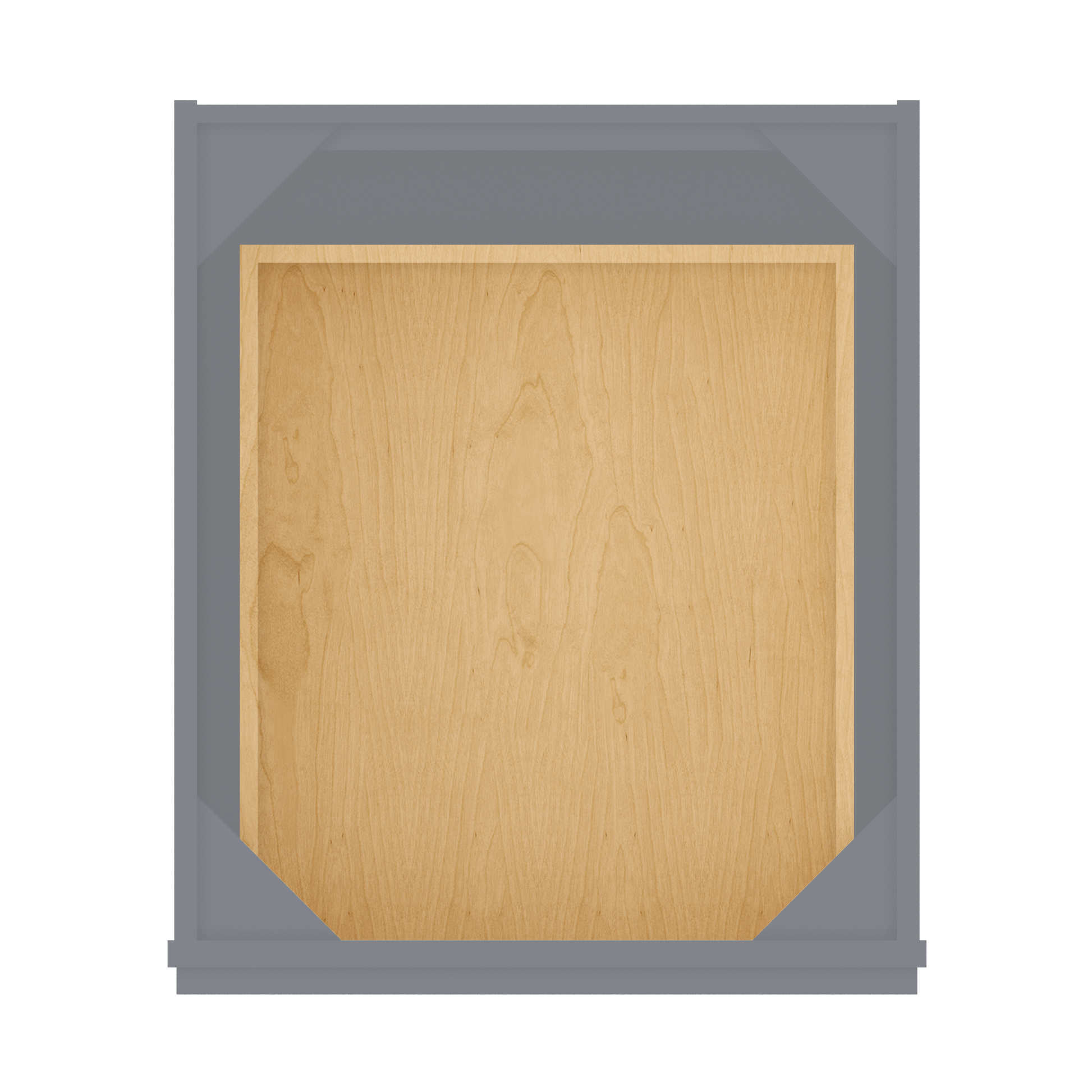 Base Kitchen Cabinet B21 Colonial Gray LessCare 21 in. width 34.5 in. height 24 in. depth - Kitchen Cabinets