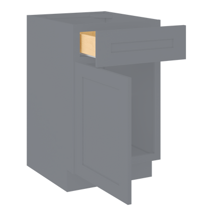 Base Kitchen Cabinet B21 Colonial Gray LessCare 21 in. width 34.5 in. height 24 in. depth - Kitchen Cabinets