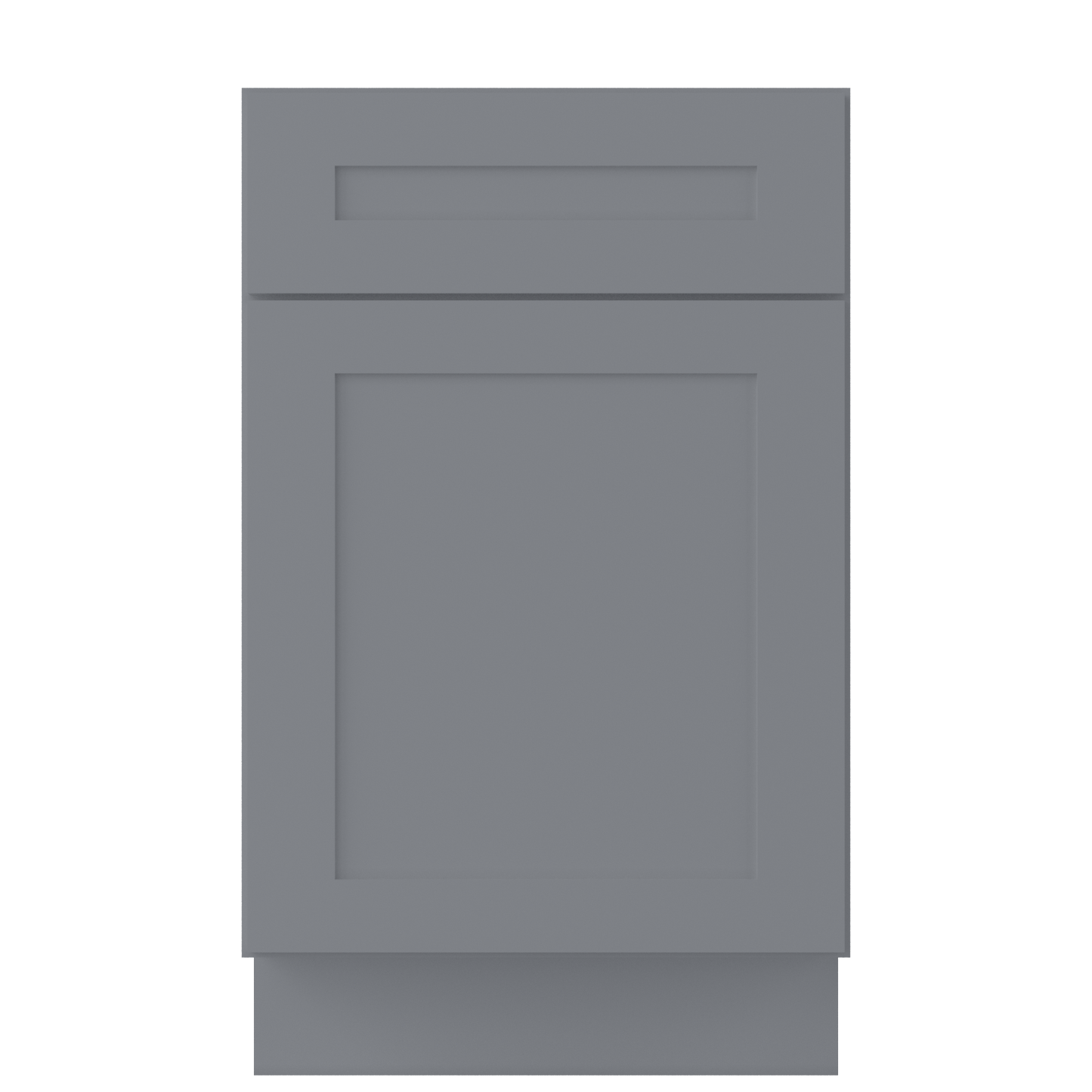 Base Kitchen Cabinet B21 Colonial Gray LessCare 21 in. width 34.5 in. height 24 in. depth - Kitchen Cabinets