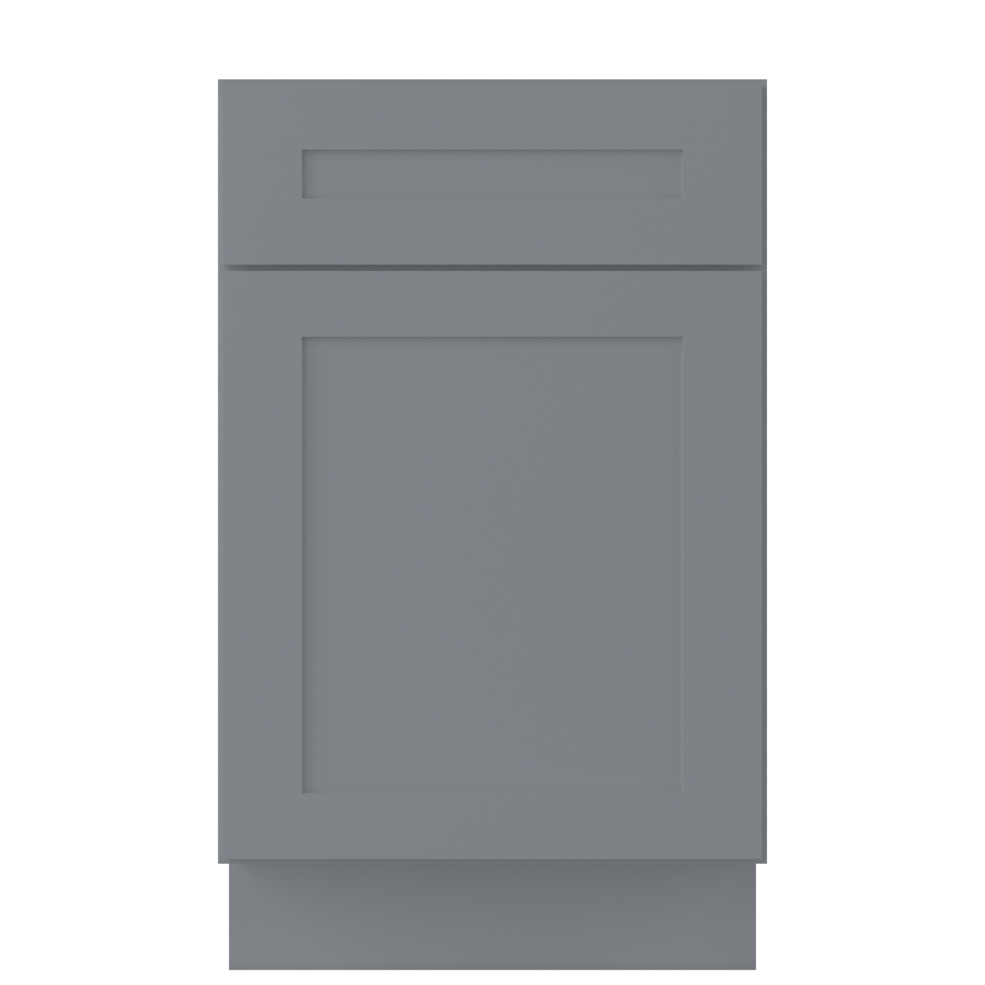 Base Kitchen Cabinet B21 Colonial Gray LessCare 21 in. width 34.5 in. height 24 in. depth - Kitchen Cabinets