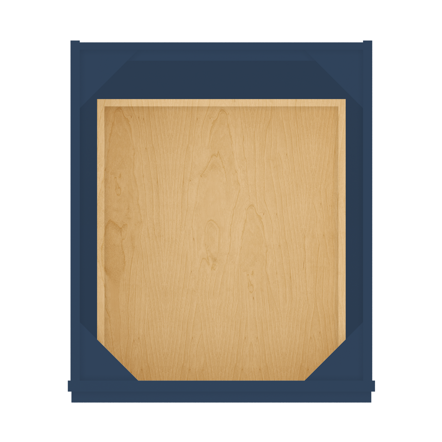 Base Kitchen Cabinet B21 Danbury Blue LessCare 21 in. width 34.5 in. height 24 in. depth - Kitchen Cabinets