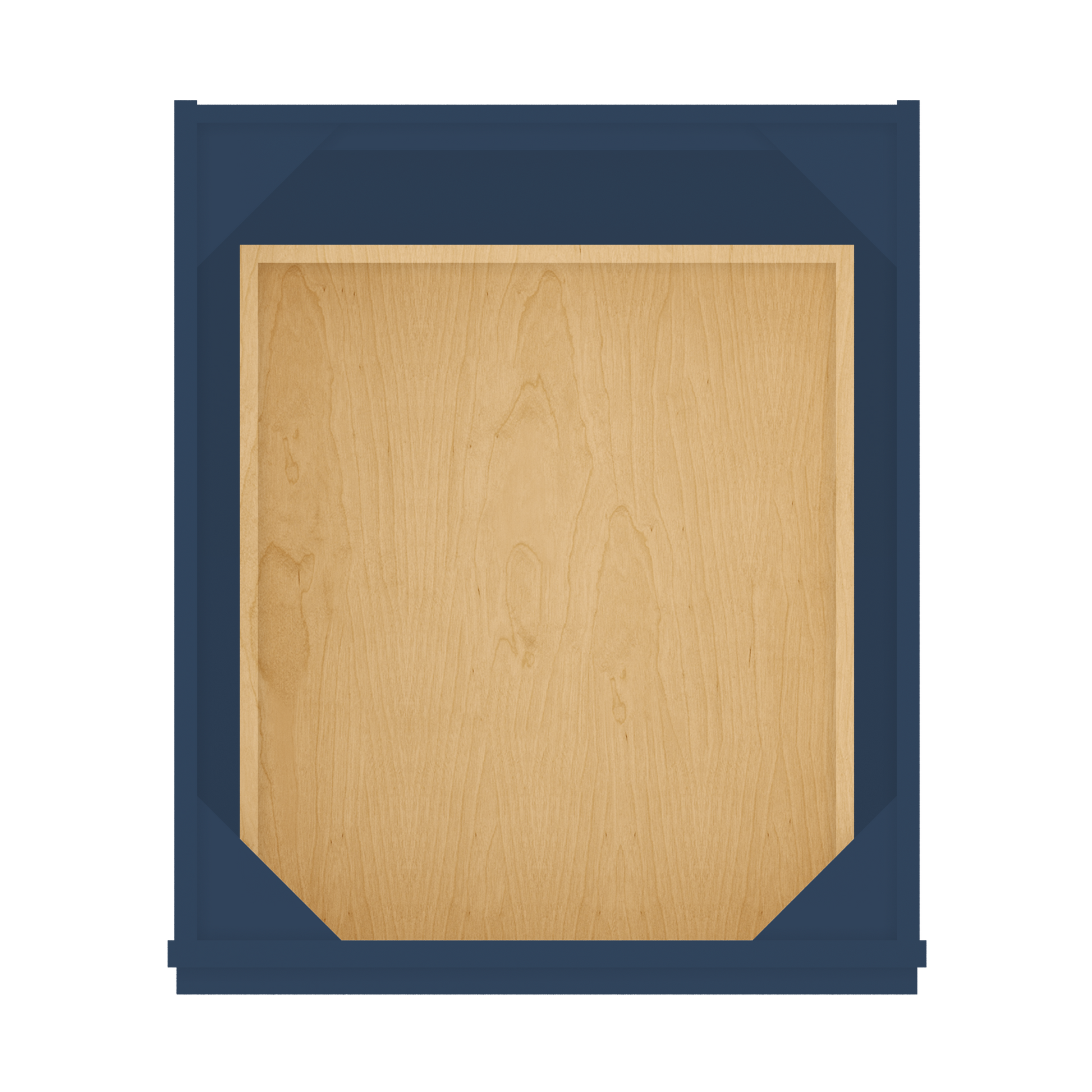 Base Kitchen Cabinet B21 Danbury Blue LessCare 21 in. width 34.5 in. height 24 in. depth - Kitchen Cabinets