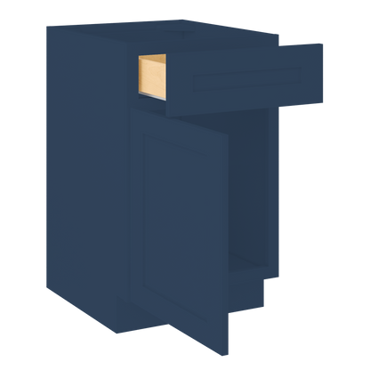 Base Kitchen Cabinet B21 Danbury Blue LessCare 21 in. width 34.5 in. height 24 in. depth - Kitchen Cabinets