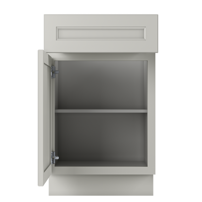 Base Kitchen Cabinet B21 Milan Pearl 21 in. width 34.5 in. height 24 in. depth - Kitchen Cabinets