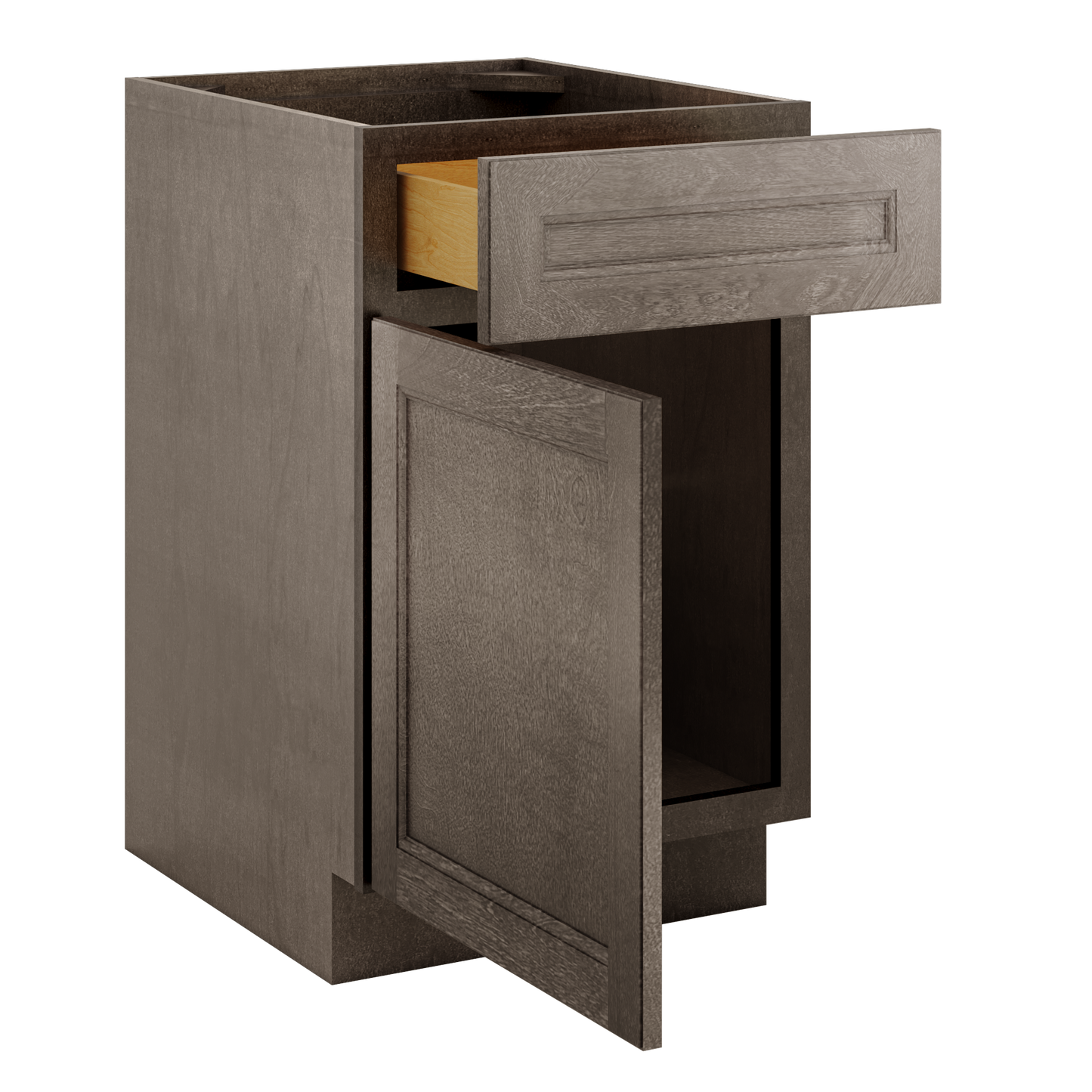 Base Kitchen Cabinet B21 Milan Slate 21 in. width 34.5 in. height 24 in. depth - Kitchen Cabinets