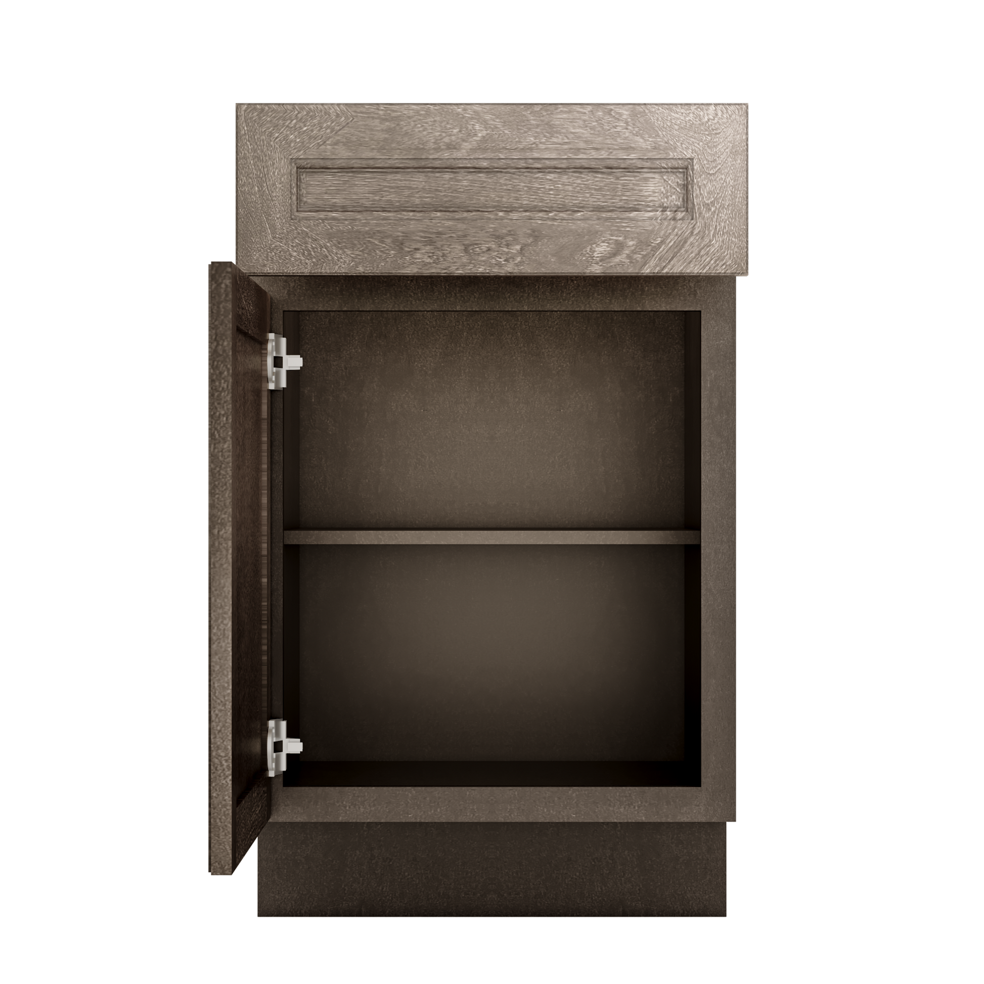 Base Kitchen Cabinet B21 Milan Slate 21 in. width 34.5 in. height 24 in. depth - Kitchen Cabinets