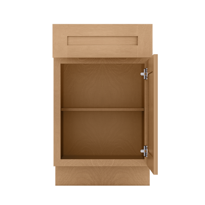 Base Kitchen Cabinet B21 Shaker Toffee 21 in. width 34.5 in. height 24 in. depth - Kitchen Cabinets