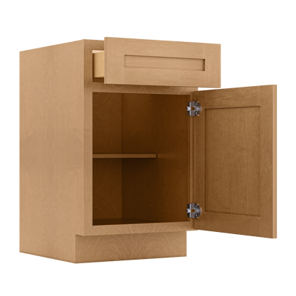 Base Kitchen Cabinet B21 Shaker Toffee 21 in. width 34.5 in. height 24 in. depth - Kitchen Cabinets