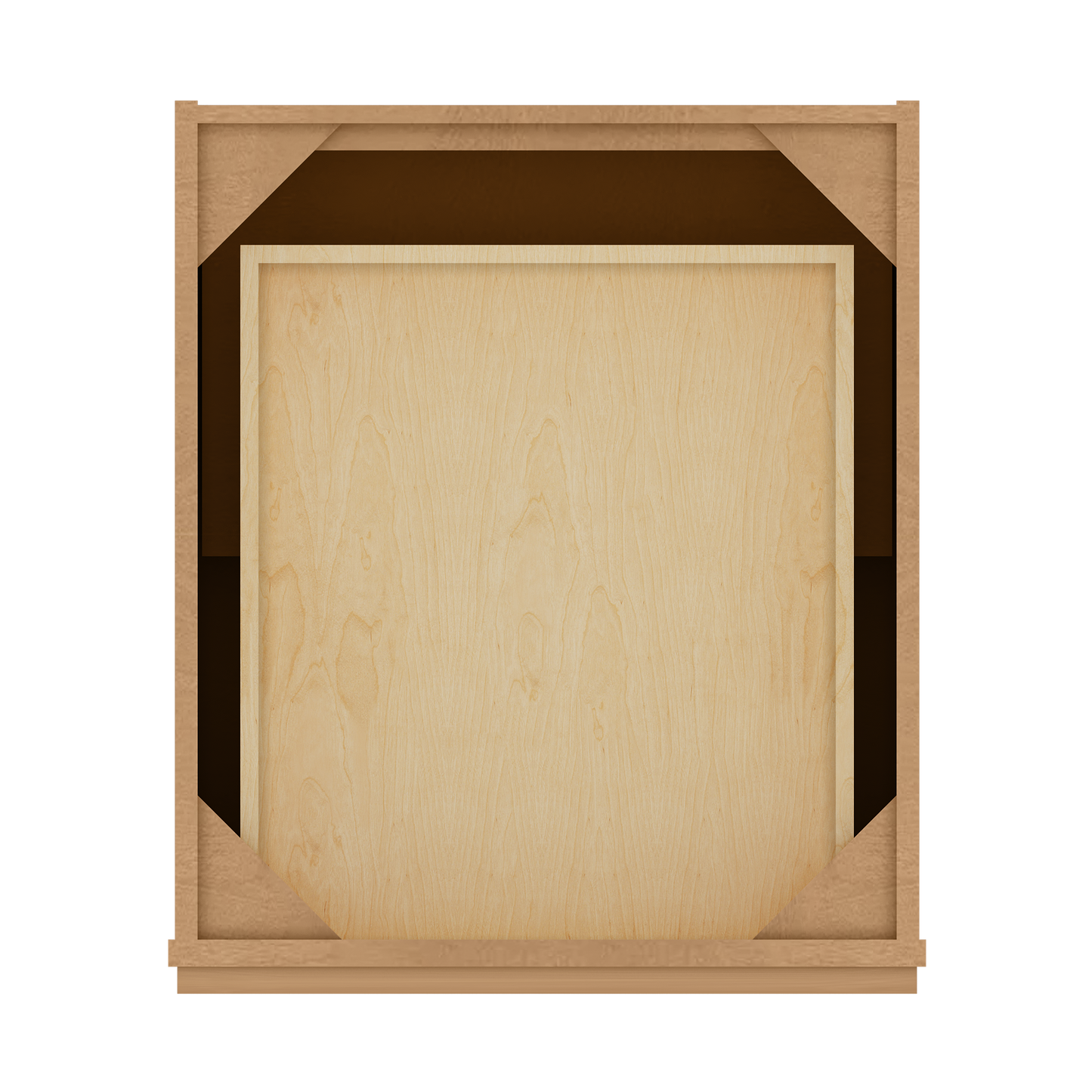 Base Kitchen Cabinet B21 Shaker Toffee 21 in. width 34.5 in. height 24 in. depth - Kitchen Cabinets