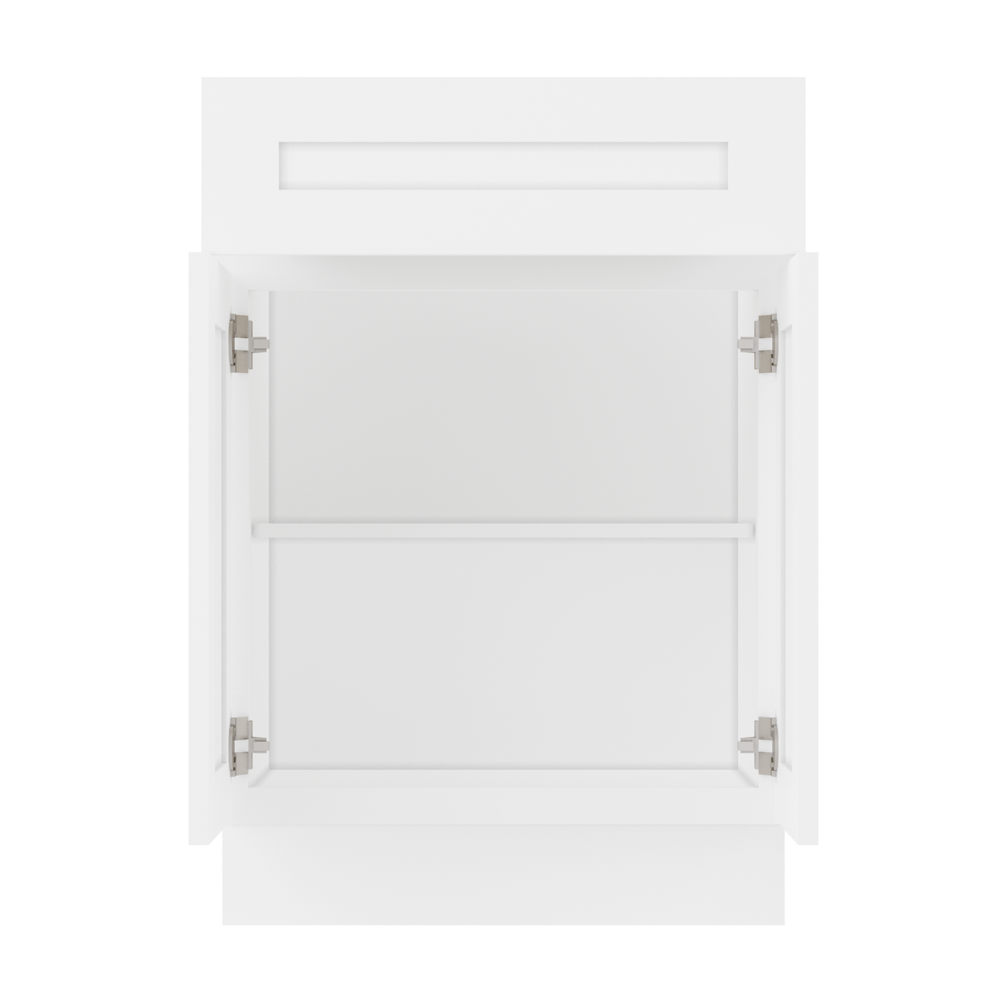 Base Kitchen Cabinet B24 Alpina White LessCare 24 in. width 34.5 in. height 24 in. depth - Kitchen Cabinets