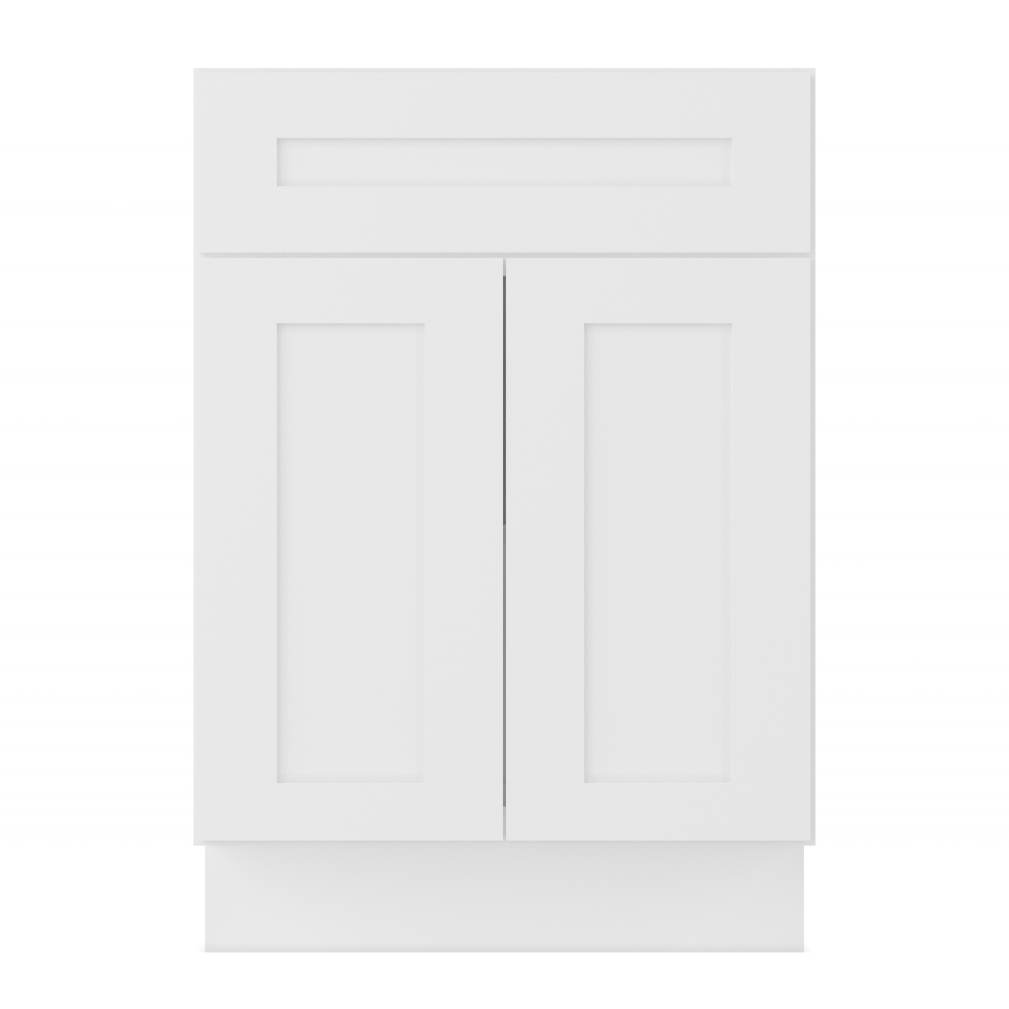 Base Kitchen Cabinet B24 Alpina White LessCare 24 in. width 34.5 in. height 24 in. depth - Kitchen Cabinets