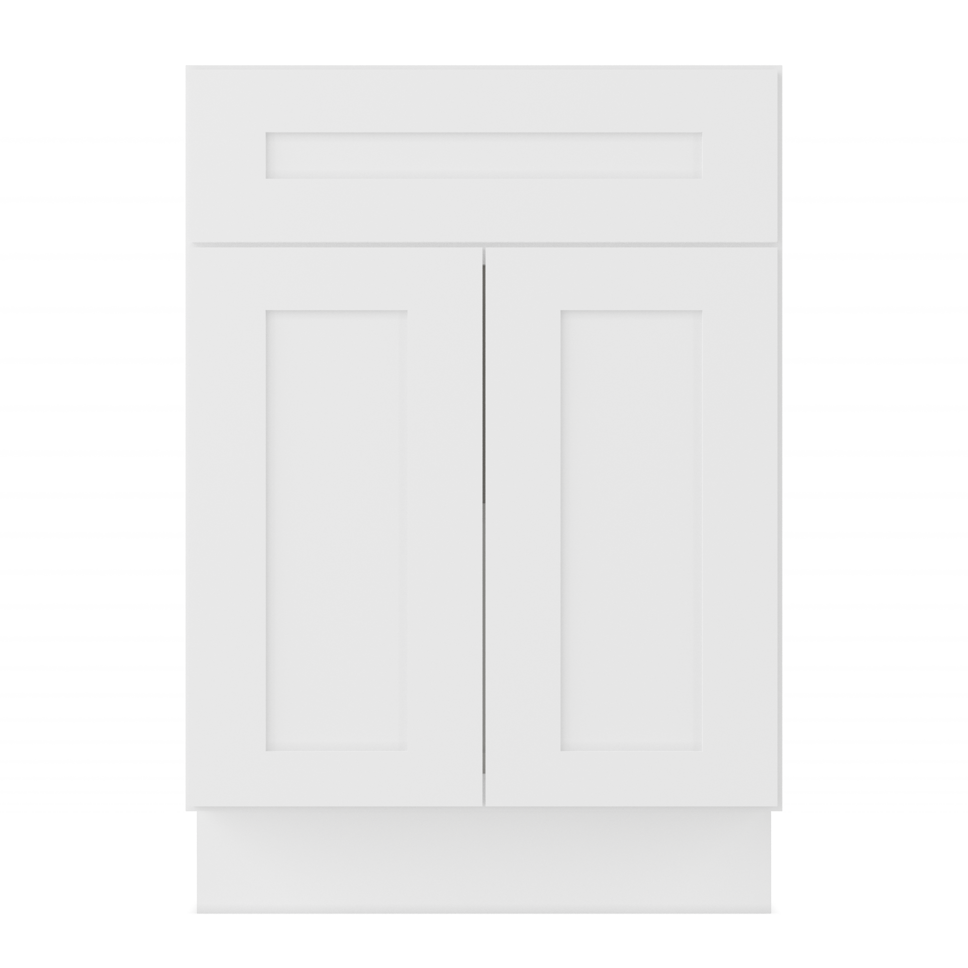 Base Kitchen Cabinet B24 Alpina White LessCare 24 in. width 34.5 in. height 24 in. depth - Kitchen Cabinets