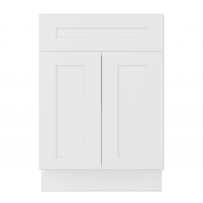 Base Kitchen Cabinet B24 Alpina White LessCare 24 in. width 34.5 in. height 24 in. depth - Kitchen Cabinets