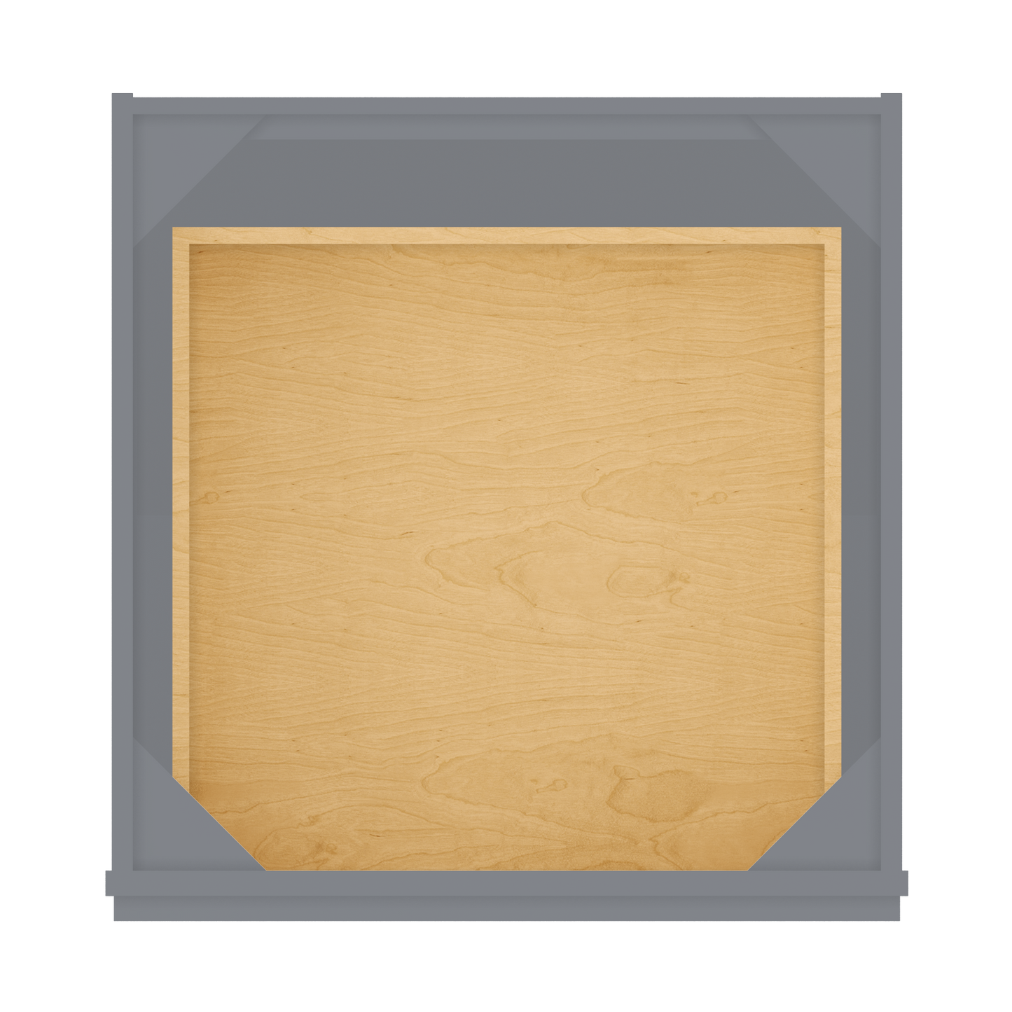 Base Kitchen Cabinet B24 Colonial Gray LessCare 24 in. width 34.5 in. height 24 in. depth - Kitchen Cabinets