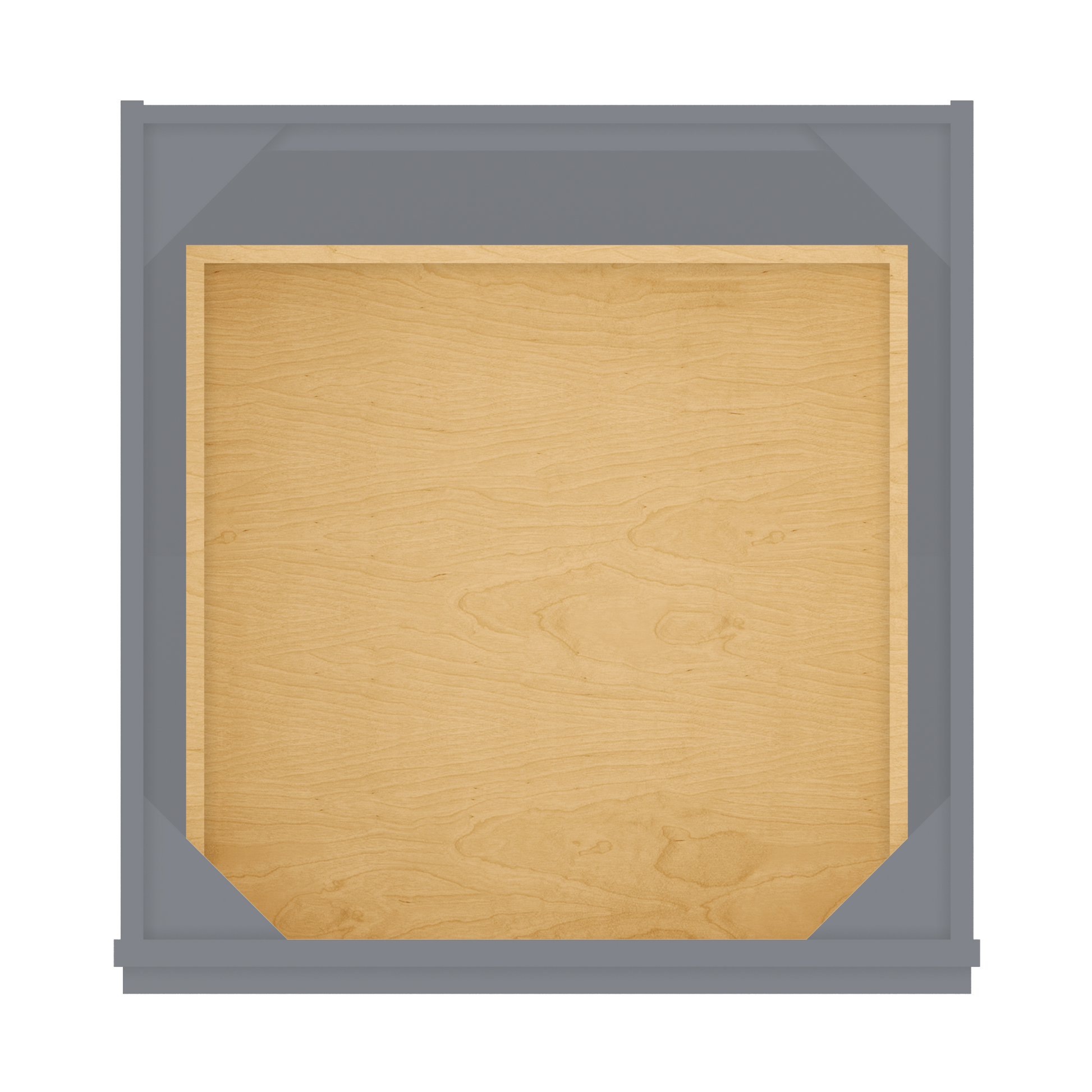 Base Kitchen Cabinet B24 Colonial Gray LessCare 24 in. width 34.5 in. height 24 in. depth - Kitchen Cabinets