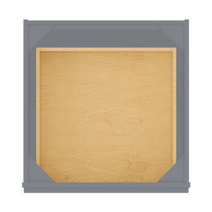 Base Kitchen Cabinet B24 Colonial Gray LessCare 24 in. width 34.5 in. height 24 in. depth - Kitchen Cabinets