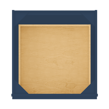 Base Kitchen Cabinet B24 Danbury Blue LessCare 24 in. width 34.5 in. height 24 in. depth - Kitchen Cabinets