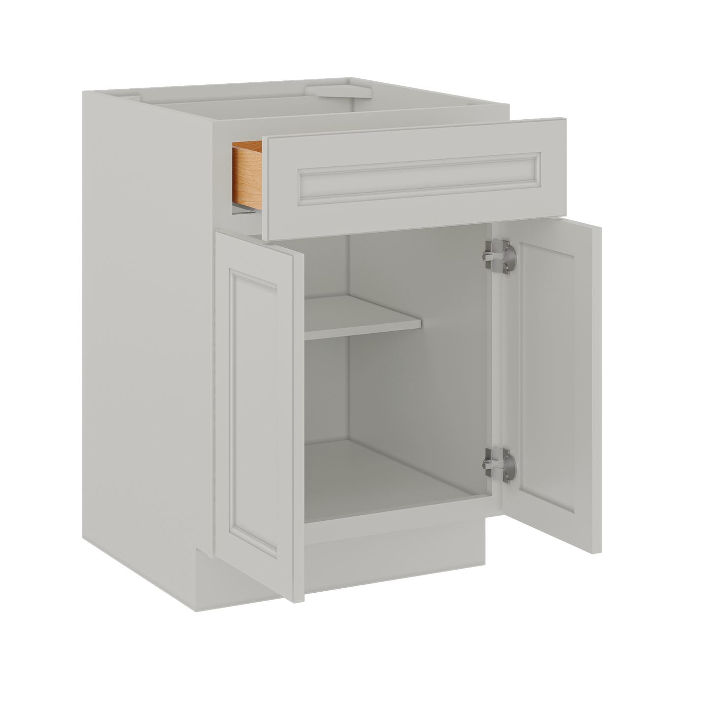 Base Kitchen Cabinet B24 Milan Pearl 24 in. width 34.5 in. height 24 in. depth - Kitchen Cabinets