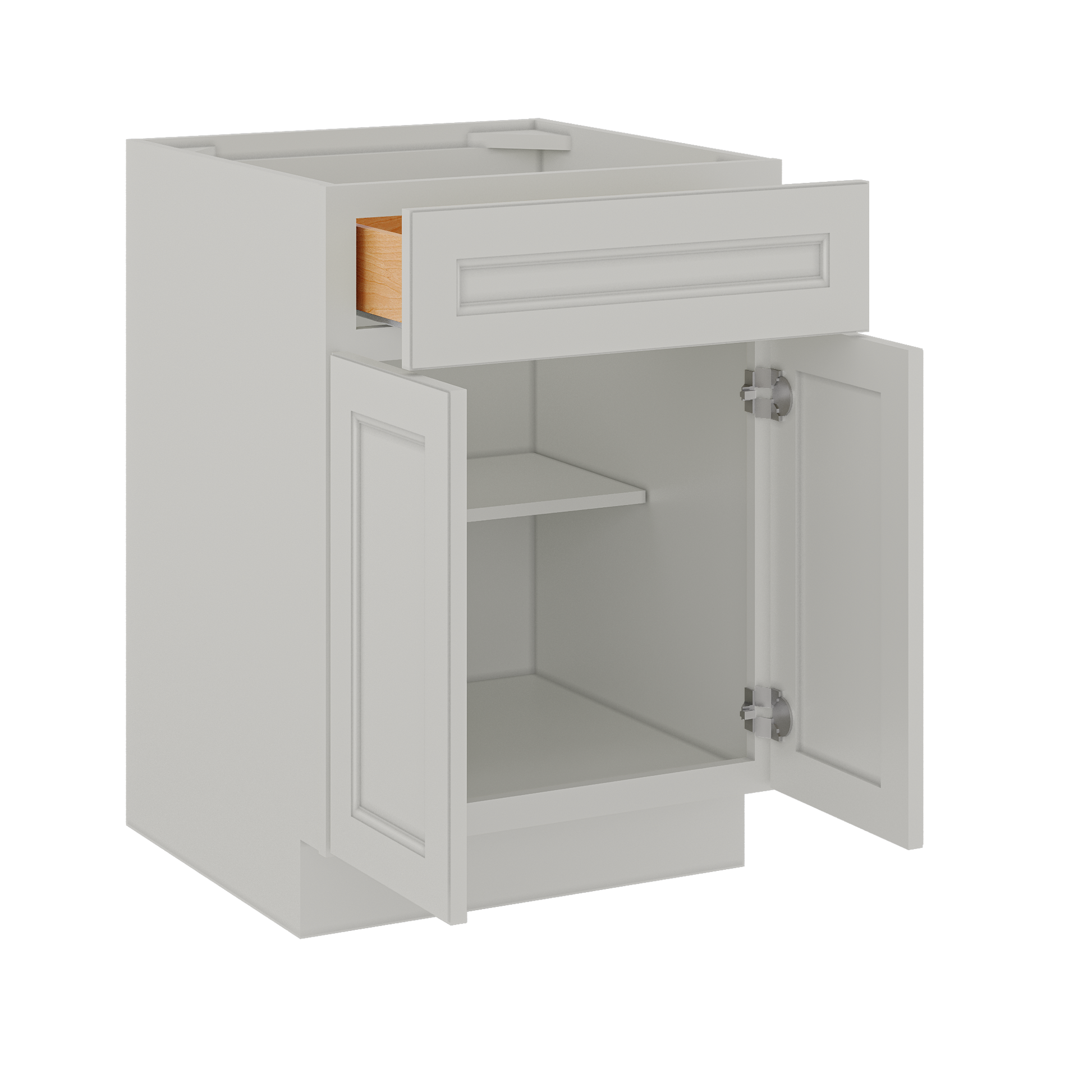 Base Kitchen Cabinet B24 Milan Pearl 24 in. width 34.5 in. height 24 in. depth - Kitchen Cabinets