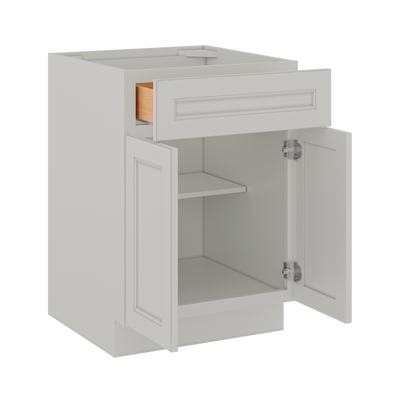 Base Kitchen Cabinet B24 Milan Pearl 24 in. width 34.5 in. height 24 in. depth - Kitchen Cabinets