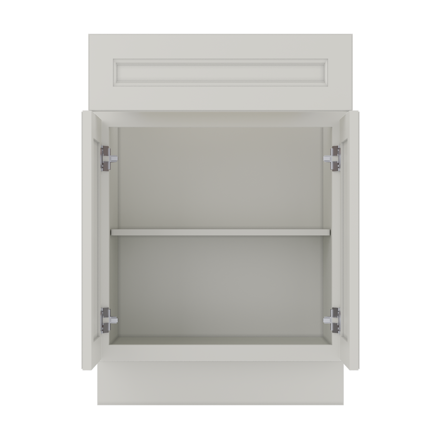 Base Kitchen Cabinet B24 Milan Pearl 24 in. width 34.5 in. height 24 in. depth - Kitchen Cabinets