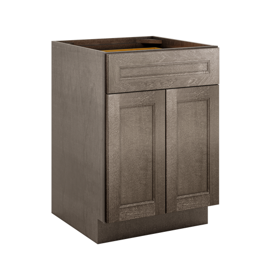 Base Kitchen Cabinet B24 Milan Slate 24 in. width 34.5 in. height 24 in. depth - Kitchen Cabinets