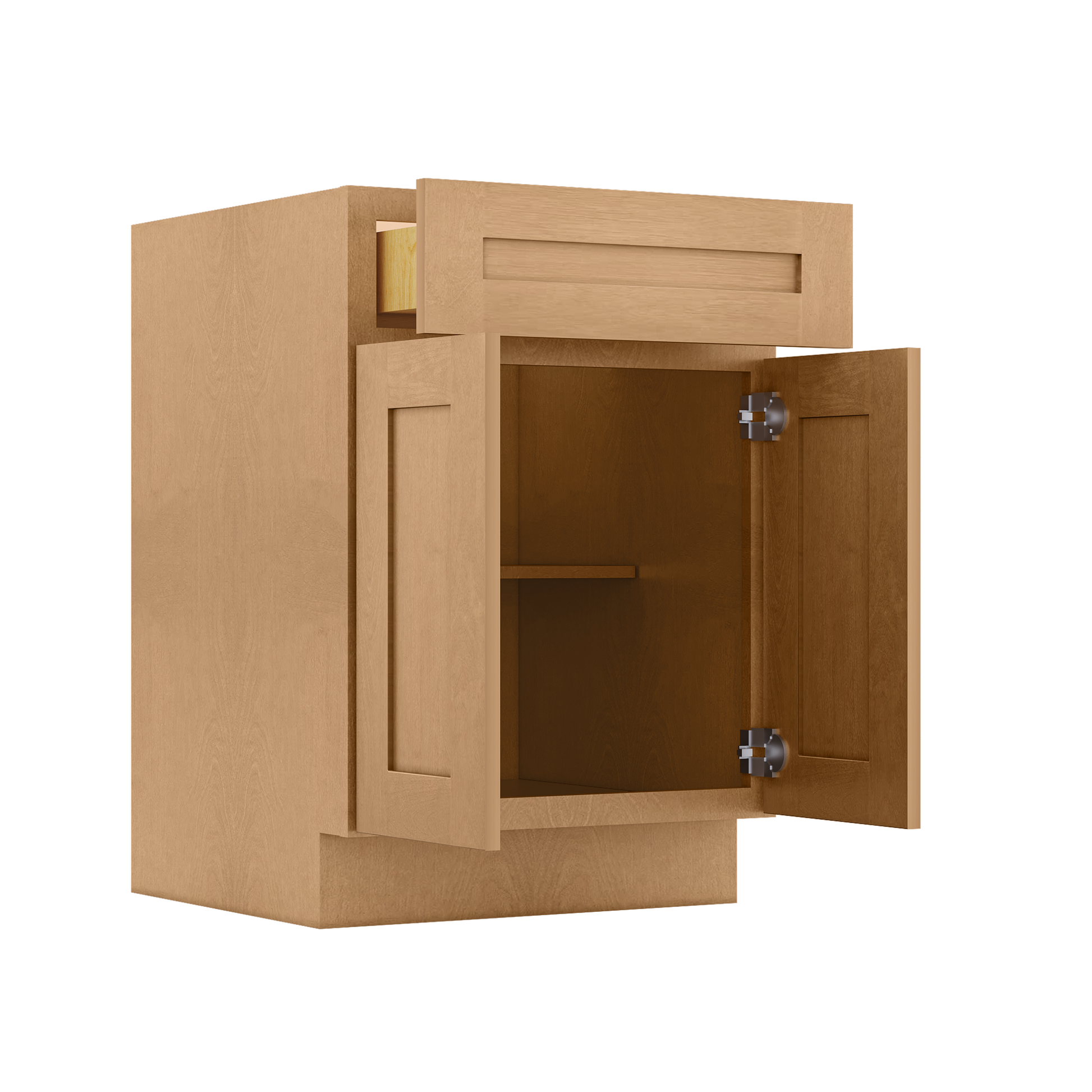 Base Kitchen Cabinet B24 Shaker Toffee 24 in. width 34.5 in. height 24 in. depth - Kitchen Cabinets