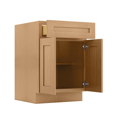 Base Kitchen Cabinet B24 Shaker Toffee 24 in. width 34.5 in. height 24 in. depth - Kitchen Cabinets