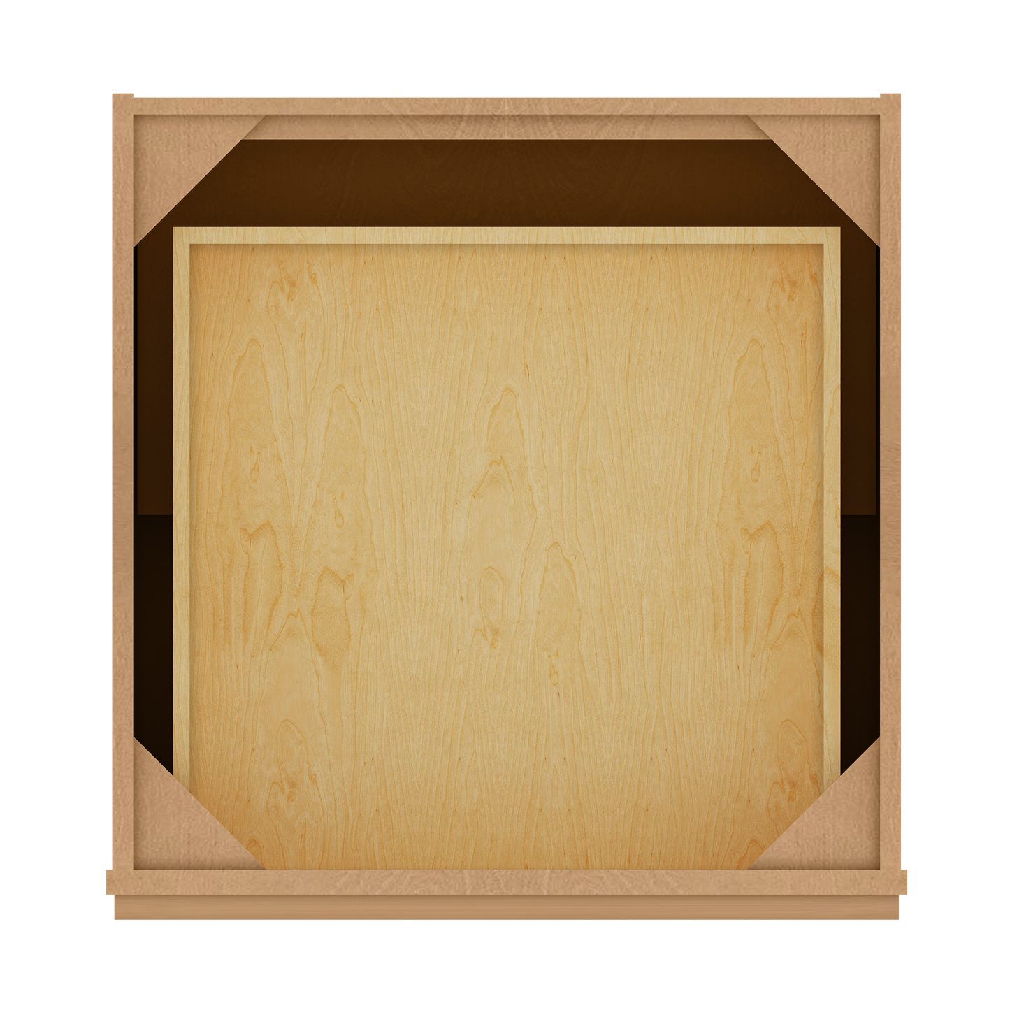 Base Kitchen Cabinet B24 Shaker Toffee 24 in. width 34.5 in. height 24 in. depth - Kitchen Cabinets