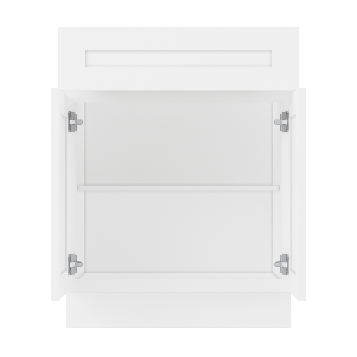 Base Kitchen Cabinet B27 Alpina White LessCare 27 in. width 34.5 in. height 24 in. depth - Kitchen Cabinets