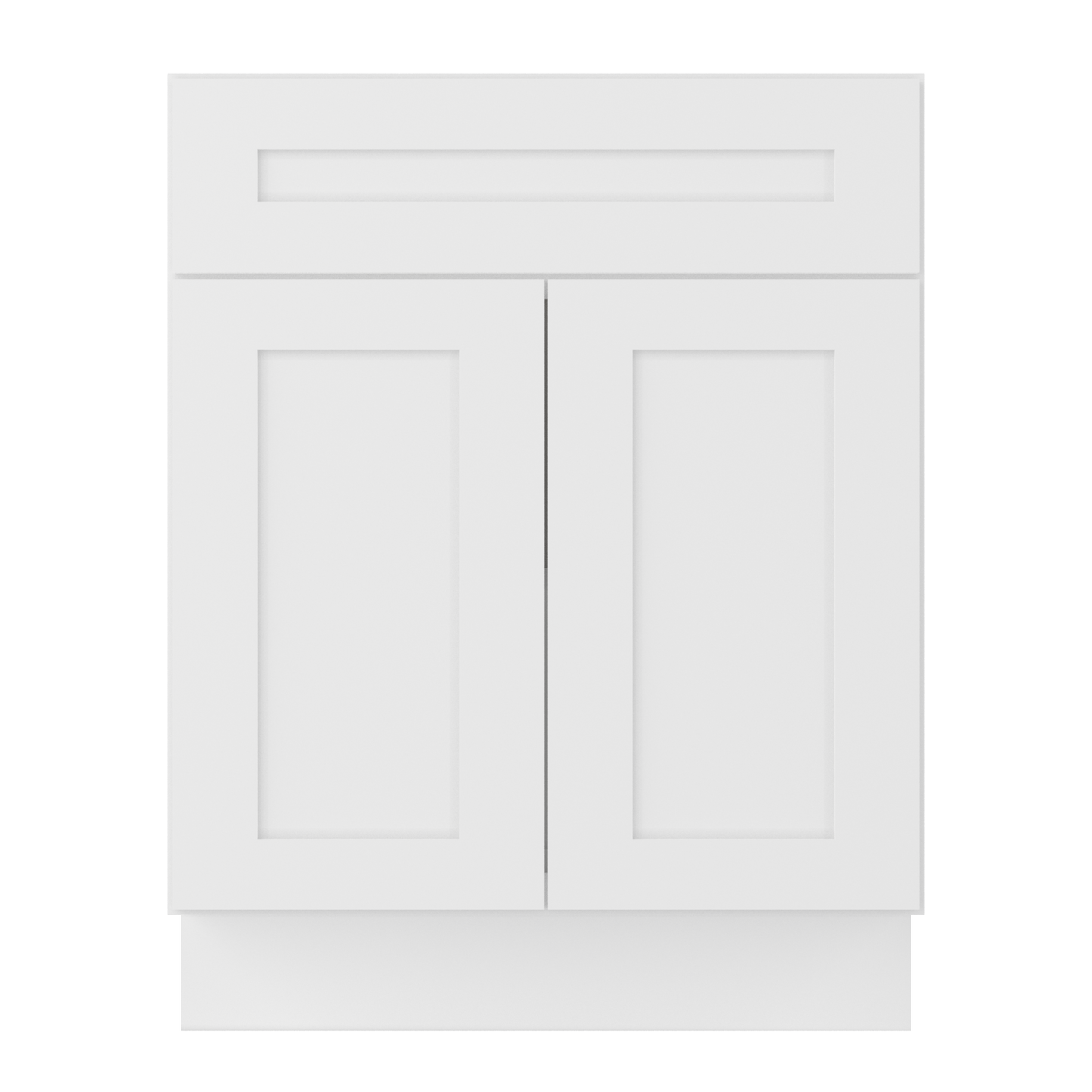 Base Kitchen Cabinet B27 Alpina White LessCare 27 in. width 34.5 in. height 24 in. depth - Kitchen Cabinets