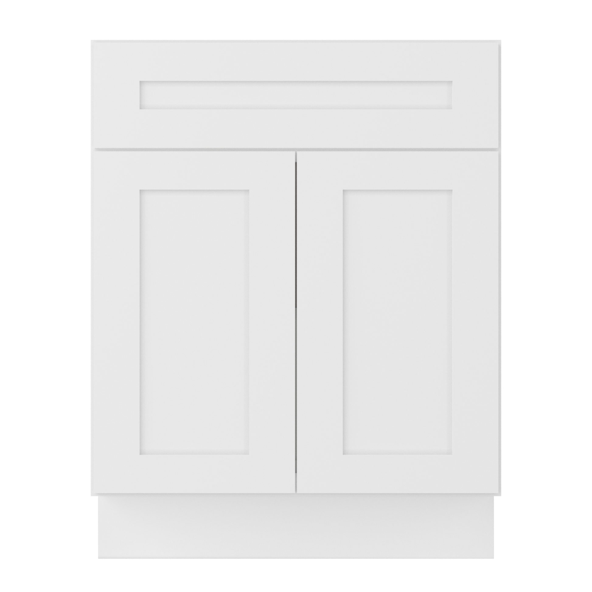 Base Kitchen Cabinet B27 Alpina White LessCare 27 in. width 34.5 in. height 24 in. depth - Kitchen Cabinets