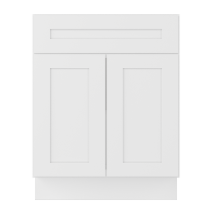 Base Kitchen Cabinet B27 Alpina White LessCare 27 in. width 34.5 in. height 24 in. depth - Kitchen Cabinets