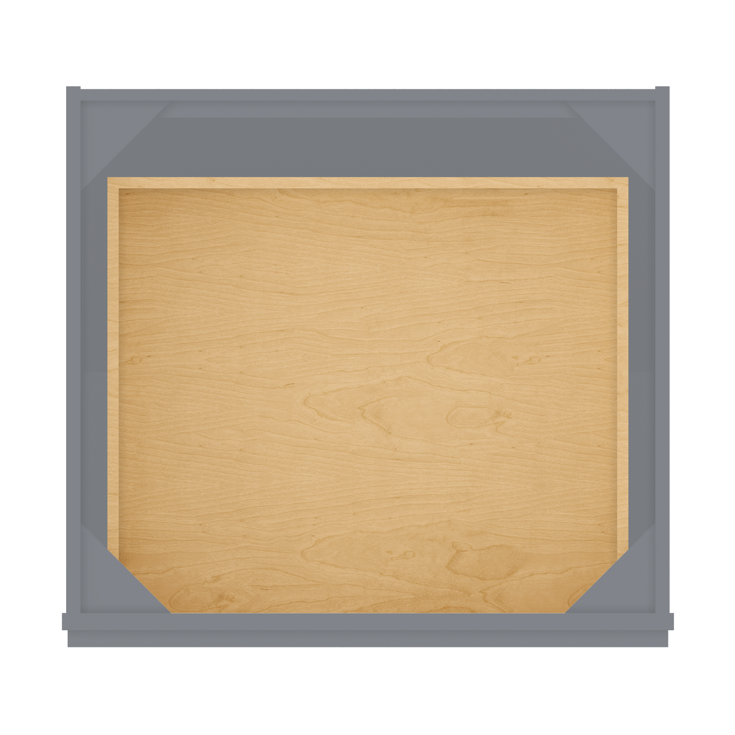 Base Kitchen Cabinet B27 Colonial Gray LessCare 27 in. width 34.5 in. height 24 in. depth - Kitchen Cabinets