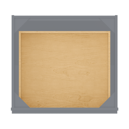 Base Kitchen Cabinet B27 Colonial Gray LessCare 27 in. width 34.5 in. height 24 in. depth - Kitchen Cabinets