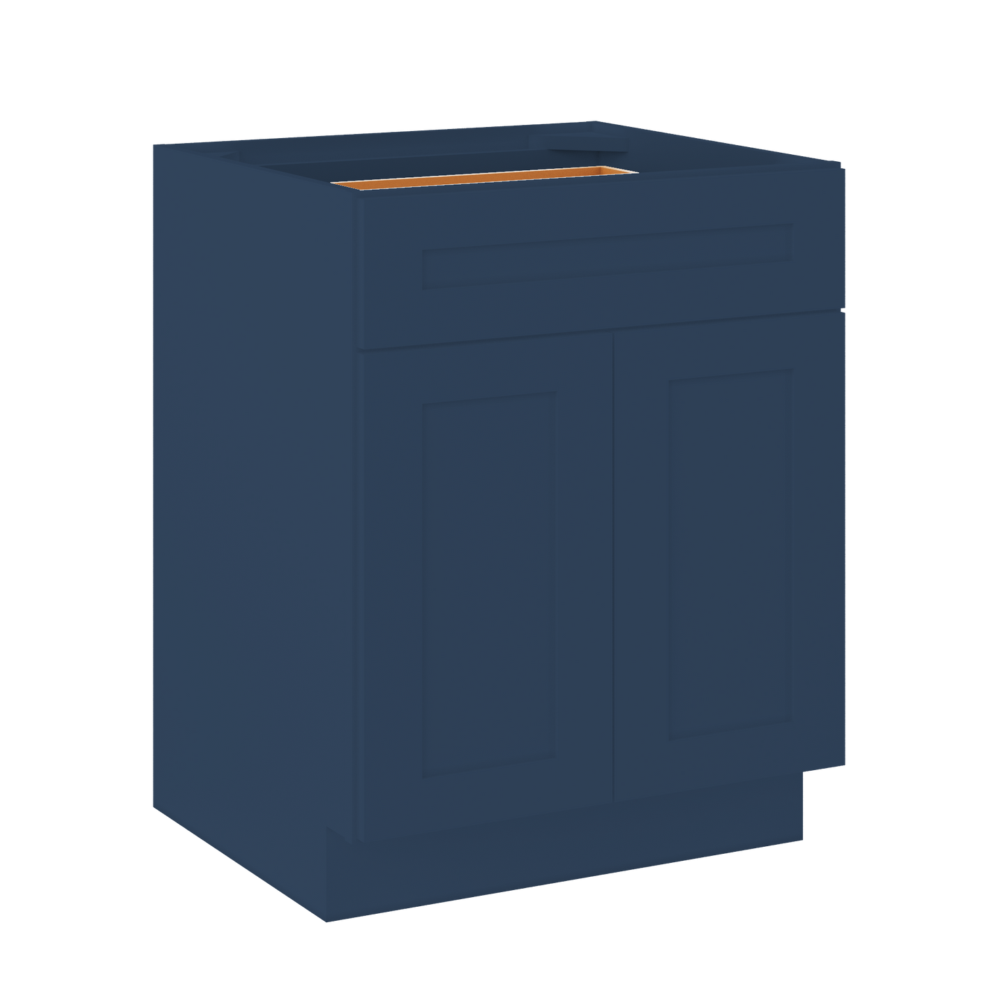 Base Kitchen Cabinet B27 Danbury Blue LessCare 27 in. width 34.5 in. height 24 in. depth - Kitchen Cabinets